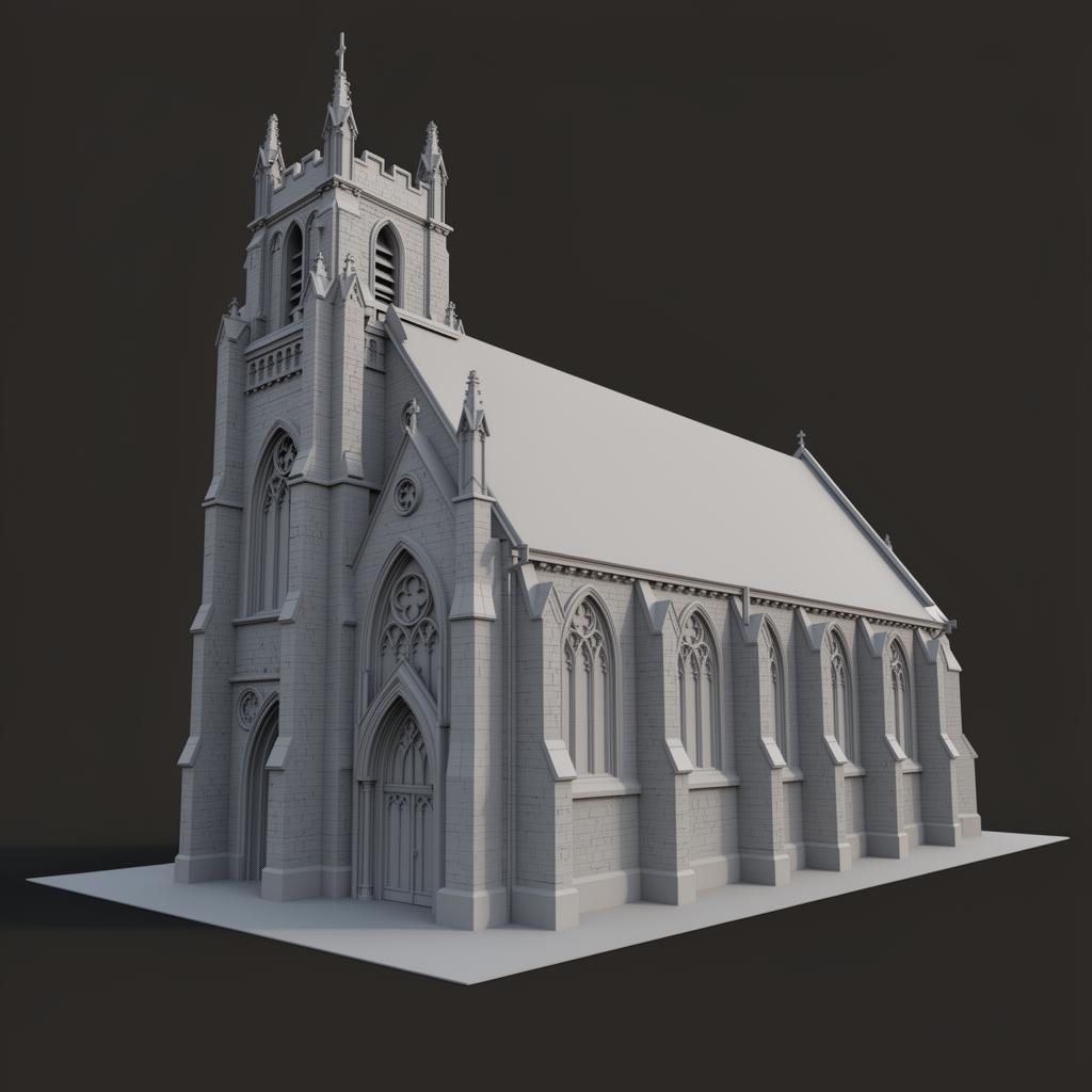 Retopology wireframe of a 3D model