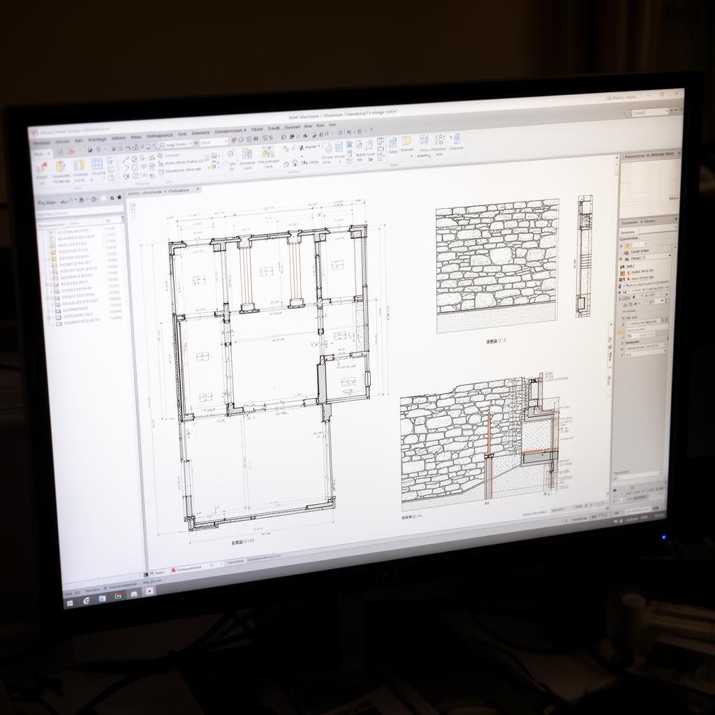 Architectural study drawing