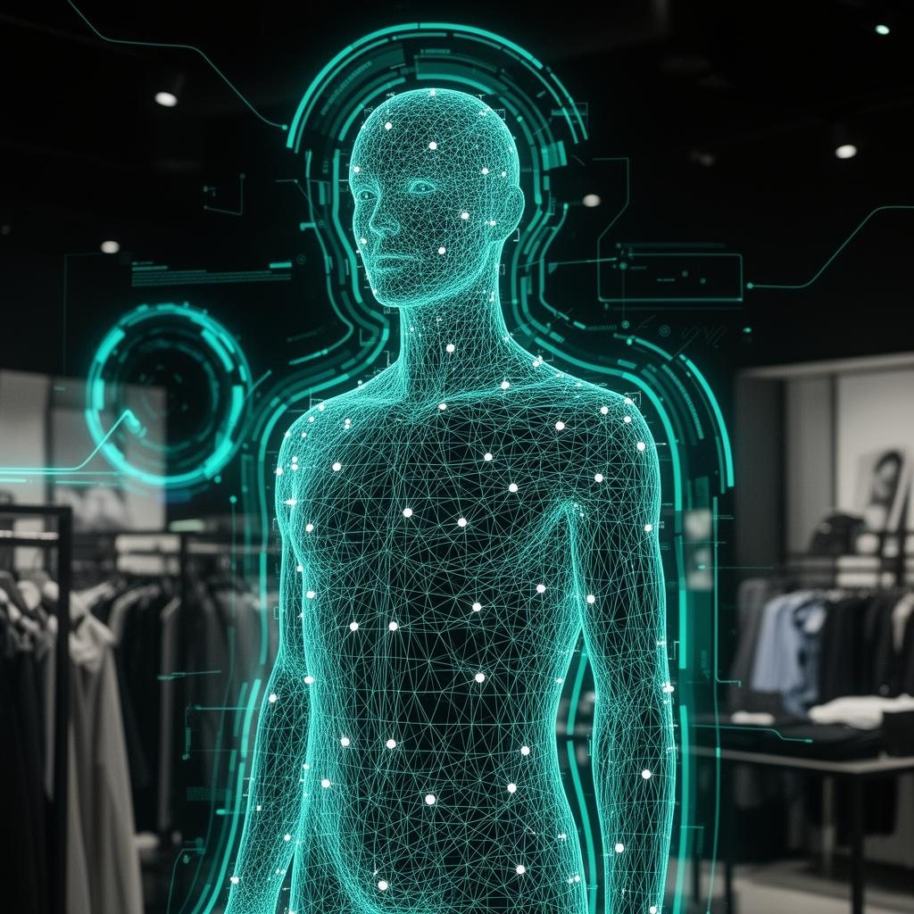 Body tracking scan in the SmartFit mirror